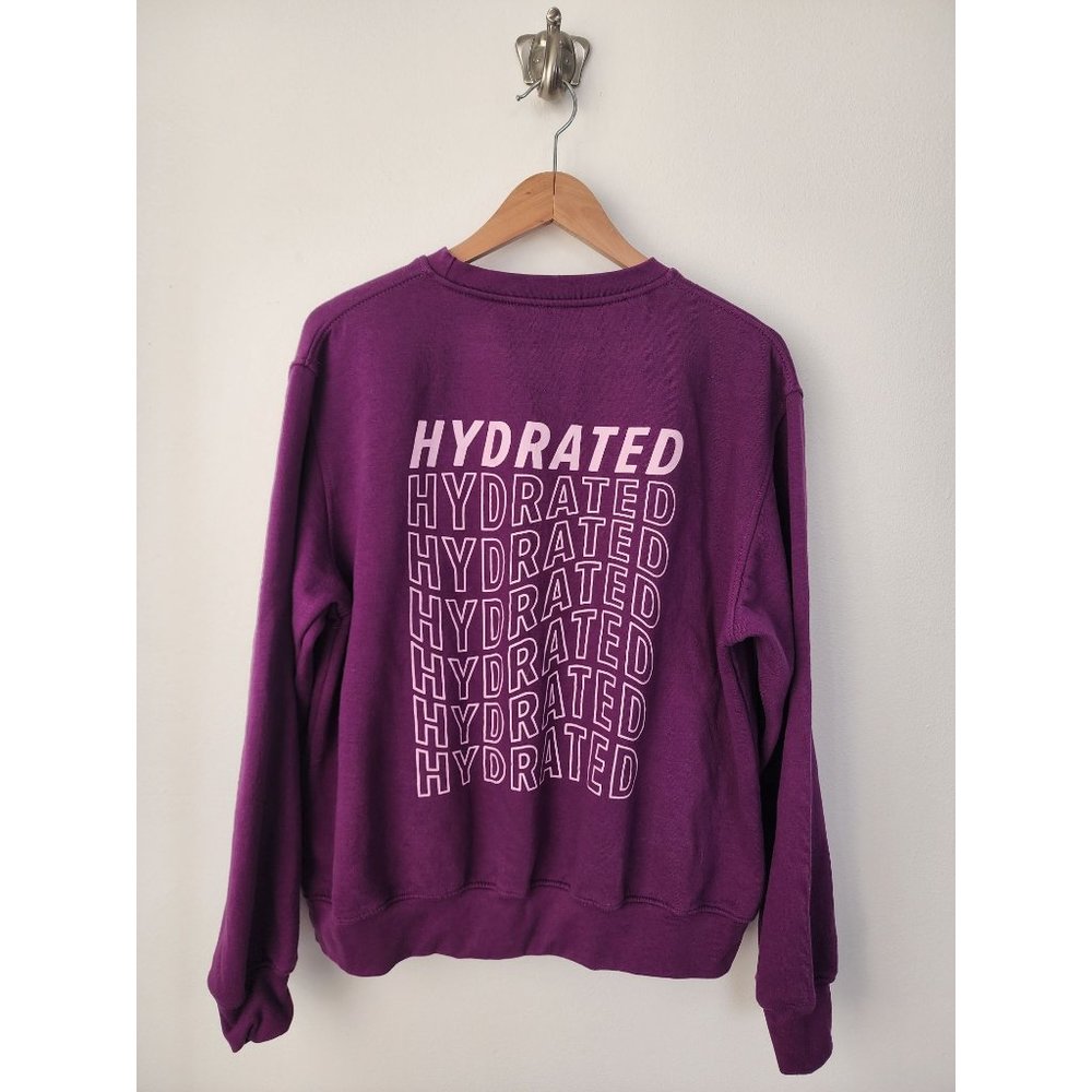Liquid IV concord grape hydration kangaroo pocket sweatshirt L